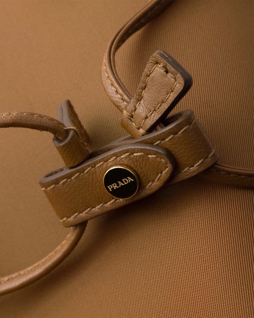 Prada Brown Wish Re-Nylon Pouch