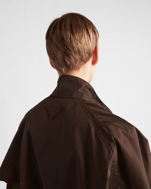 Prada Brown Light Technical Fabric Jacket