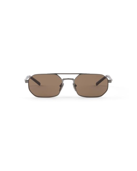 Prada White Sunglasses With Logo for men