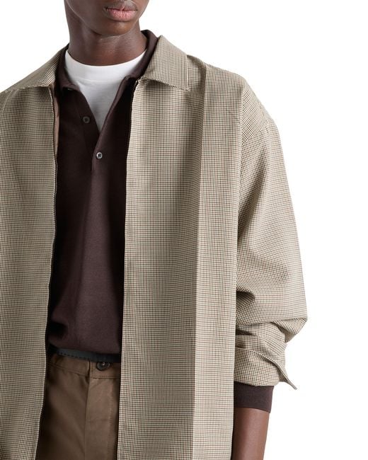 Prada Brown Wool Shirt for men