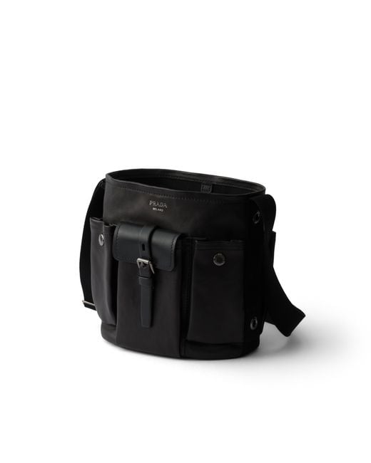 Secchiello Route Mini di Prada in Black