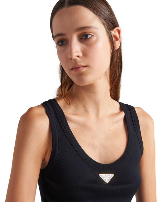 Top di Prada in Black