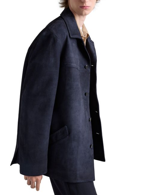 Caban di Prada in Blue da Uomo