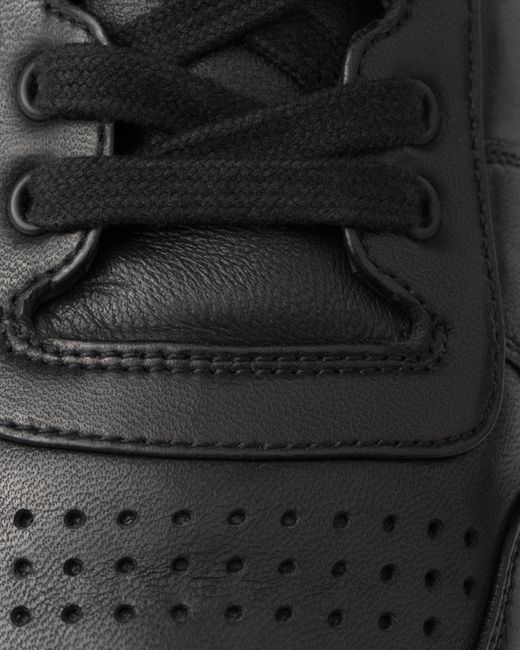 Prada Black Downtown Nappa Leather Sneakers for men
