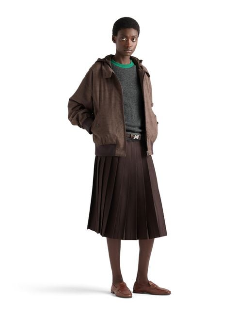 Prada Green Cashmere Crew-Neck Sweater, Slate