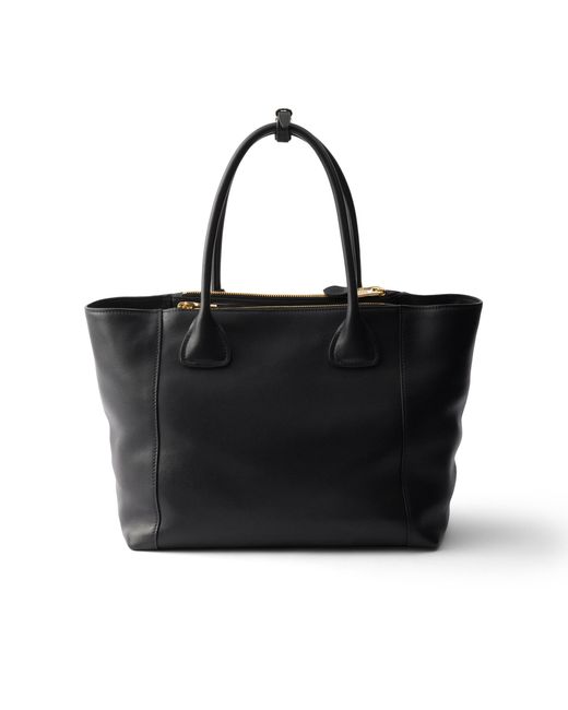Borsa Shopping Nova Large di Prada in Black
