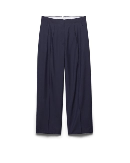Prada Blue Light Mohair Pants