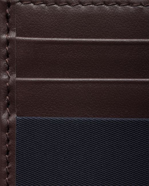 Prada White Speedrock Re-Nylon And Leather Card Holder for men