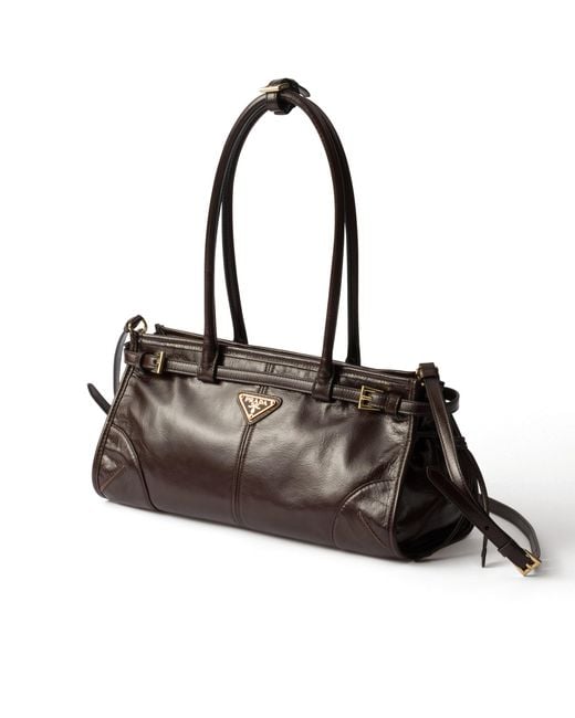 Prada Black Bonnie Medium Leather Handbag