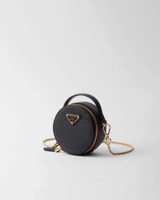 Prada Black Saffiano Leather Mini-Pouch