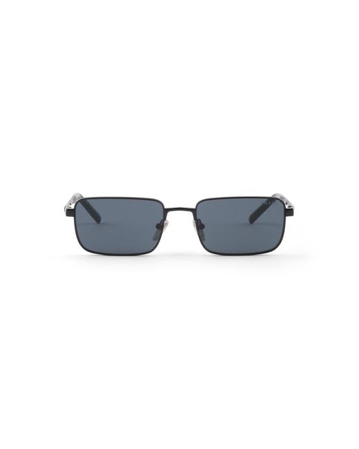 Prada Blue Sunglasses With Logo for men