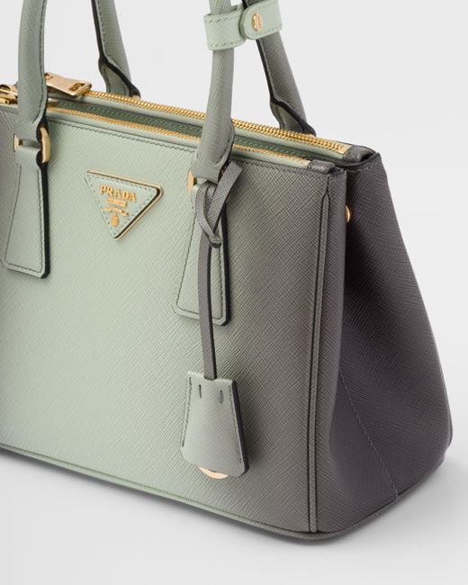 Prada Green Small Galleria Ombré Saffiano Leather Bag