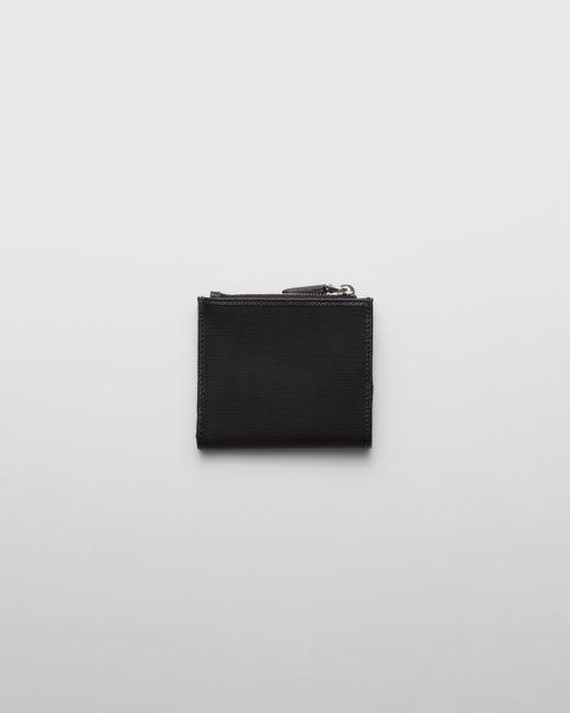 Prada Black Small Re-Nylon Wallet for men