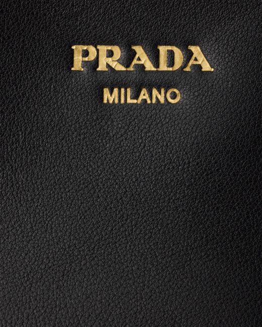 Borsa Shopping Nova Large di Prada in Black
