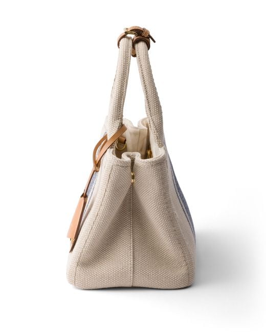 Borsa Jardinière Small di Prada in White