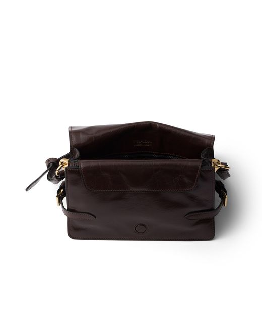 Prada White Mini Leather Shoulder Bag