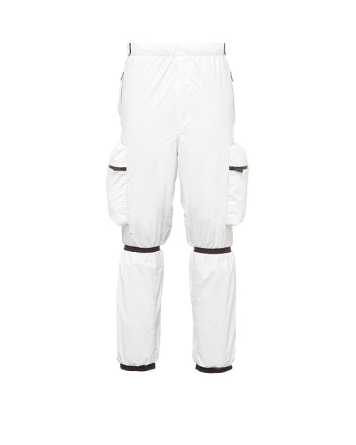 Prada White Light Nylon Snowboard Pants for men