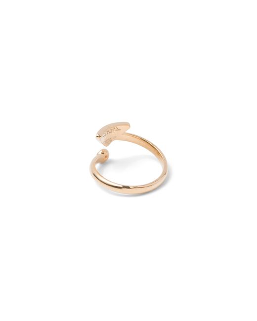 Prada White Eternal Contrarié Ring