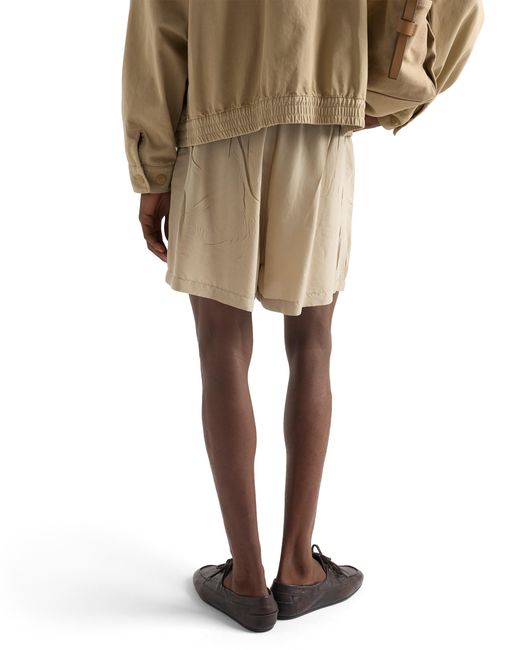 Prada Natural Silk Bermudas for men