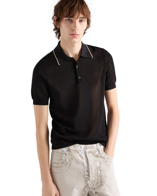 Polo di Prada in Black da Uomo