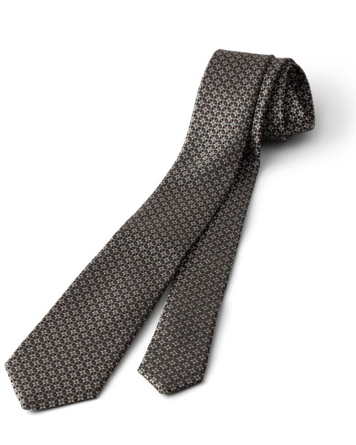 Prada White Silk Tie for men