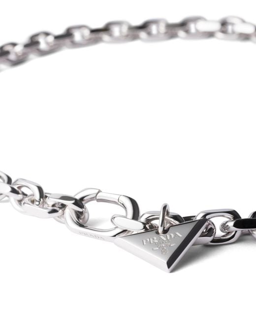 Prada Halskette Aus, Herren in Metallic für Herren