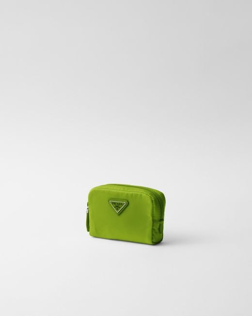 Prada Green Micro Re-Nylon Pouch