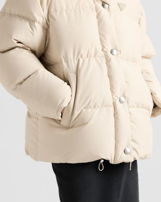 Prada padded technical fabric jacket outlet