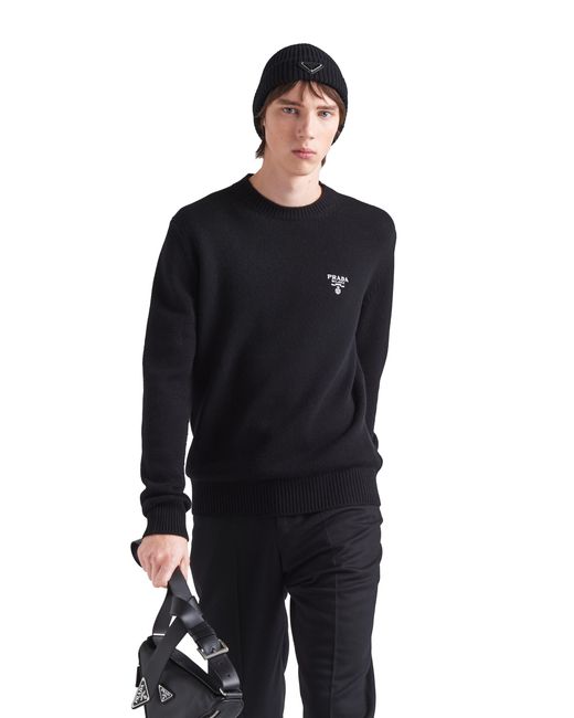 Pull En Cachemire, Homme, Taille Prada pour homme en coloris Black