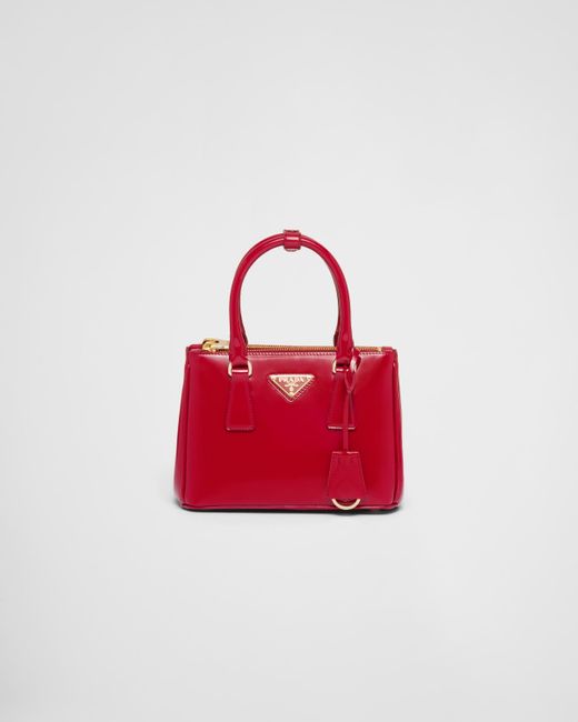 Prada Red Galleria Patent Leather Mini Bag