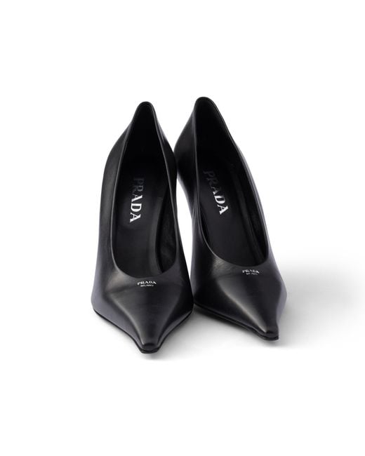 Prada Black Leather Pumps