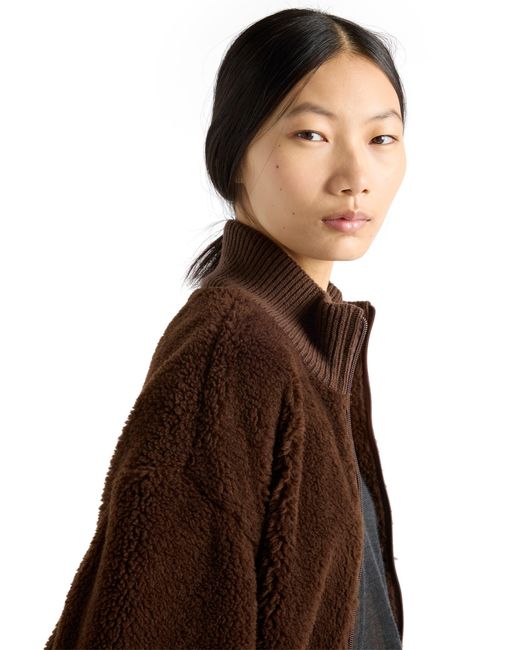 Prada Brown Fleece Jacket