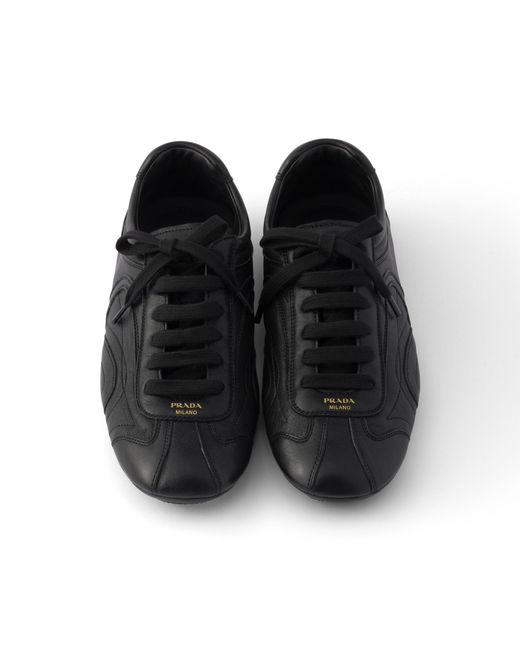 Prada Black Montecarlo Re-Edition 2005 Nappa Leather Sneakers