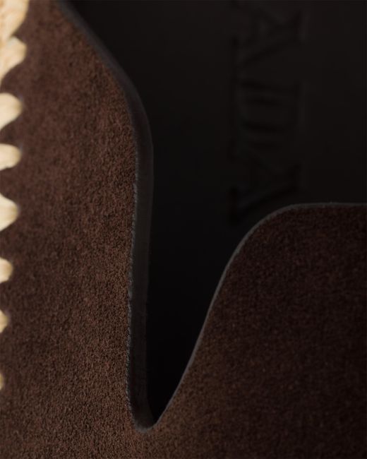 Prada Brown Suede Mules, Dark for men