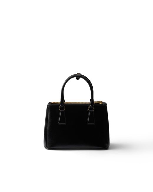 Prada Black Galleria Small Patent Saffiano Leather Bag