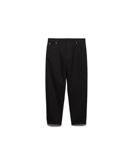 Prada Black Cotton Pants for men