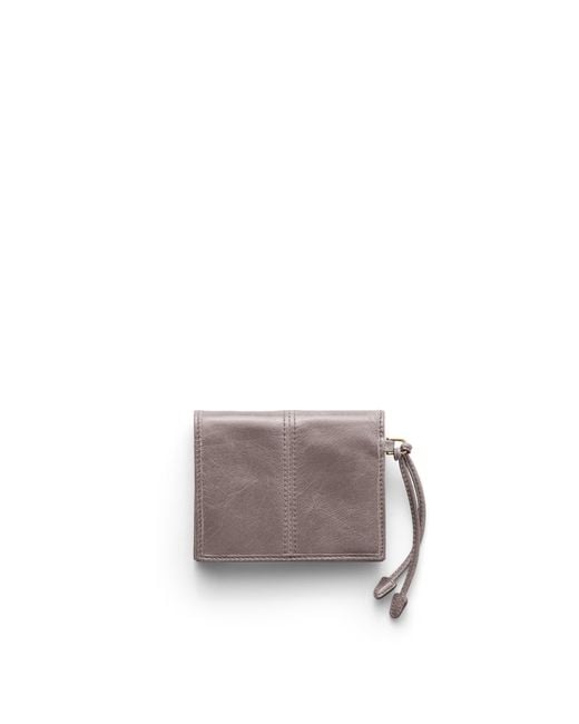 Prada Gray Small Leather Wallet