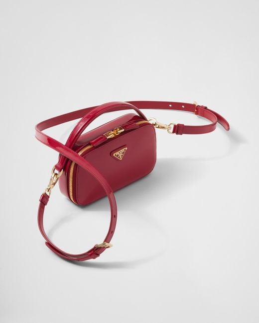 Prada Red Odette Patent Leather Mini-bag
