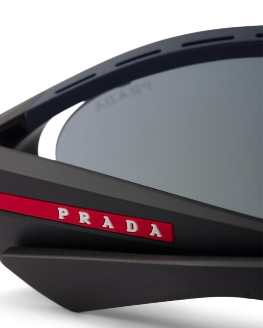 Prada Blue Linea Rossa Active Sunglasses for men