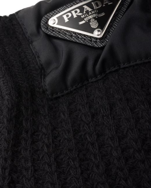 Guanti di Prada in Black da Uomo