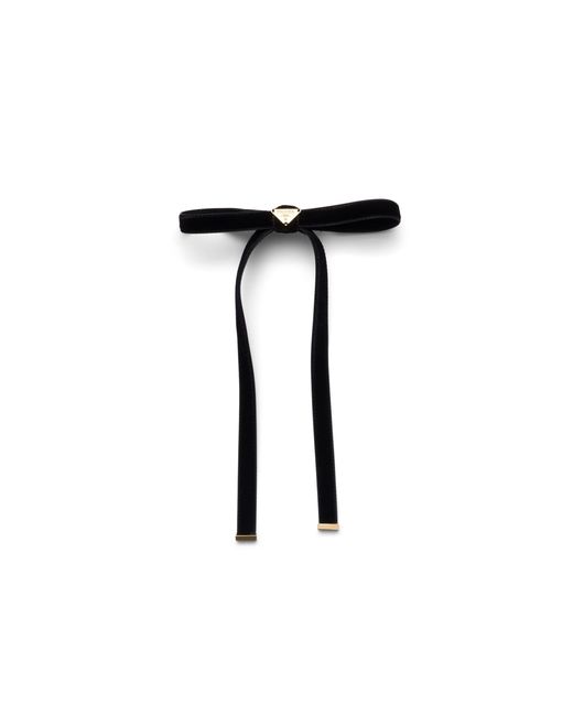 Fermaglio Per Capelli di Prada in Black