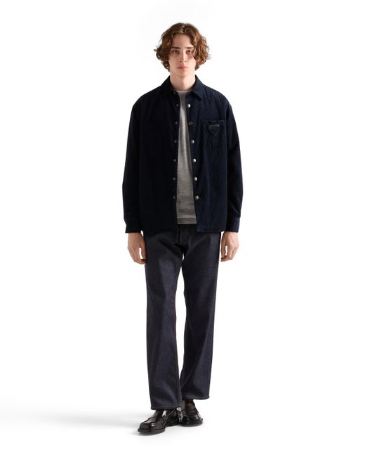 Camisa De Pana, Hombre, Talla Prada de hombre de color Blue
