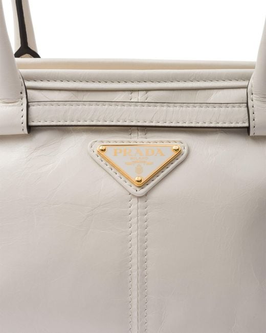Prada White Medium Leather Handbag