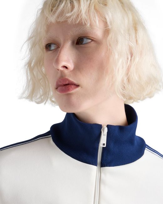 Prada Blue Fleece Jacket