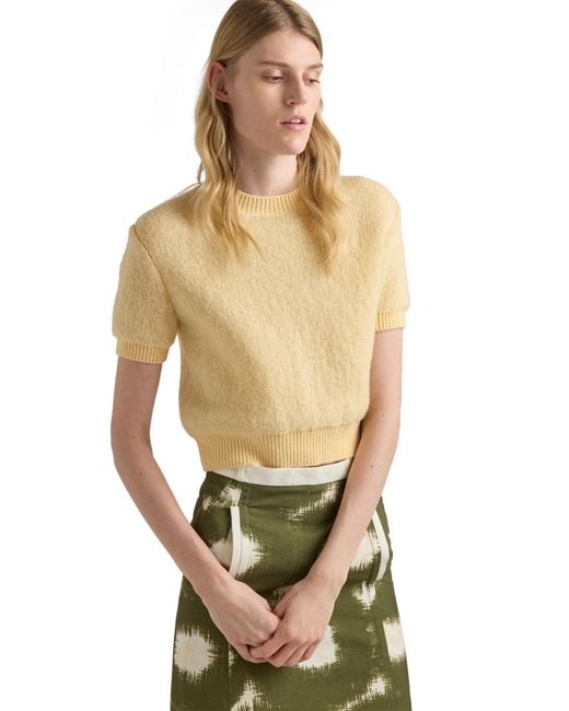 Prada White Cashmere Crew-Neck Sweater