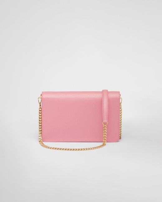 Prada Saffiano leather mini bag, Pink