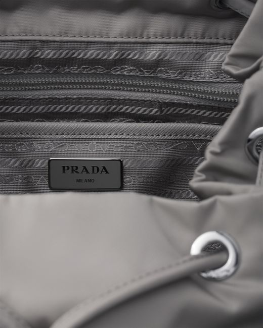 Prada Gray Medium Re-Nylon Backpack