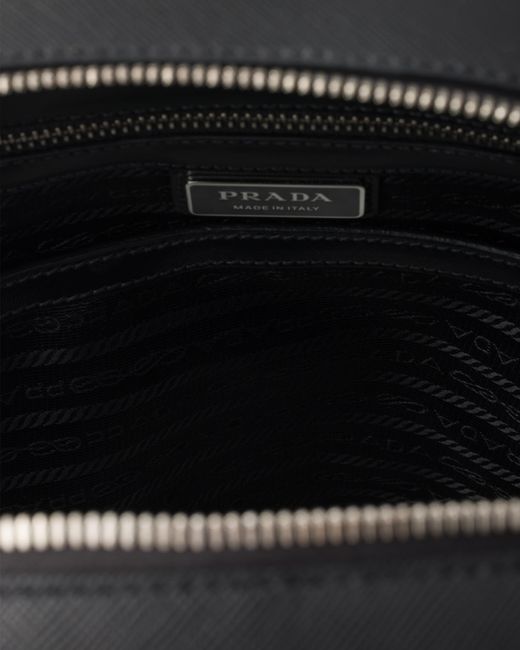 Prada Black Saffiano Backpack for men