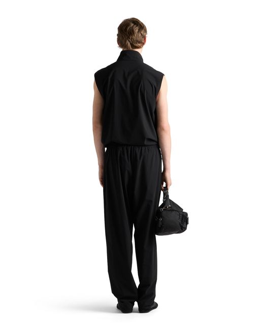 Prada Black Re-Nylon Vest for men