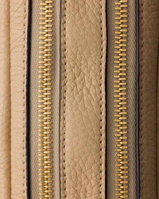 Borsa A Tracolla Small di Prada in Natural